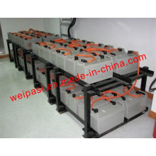 Suportes de montagem de bateria Baterias Moldura de aço Cobertura de bateria Rack de carga Serviço personalizado